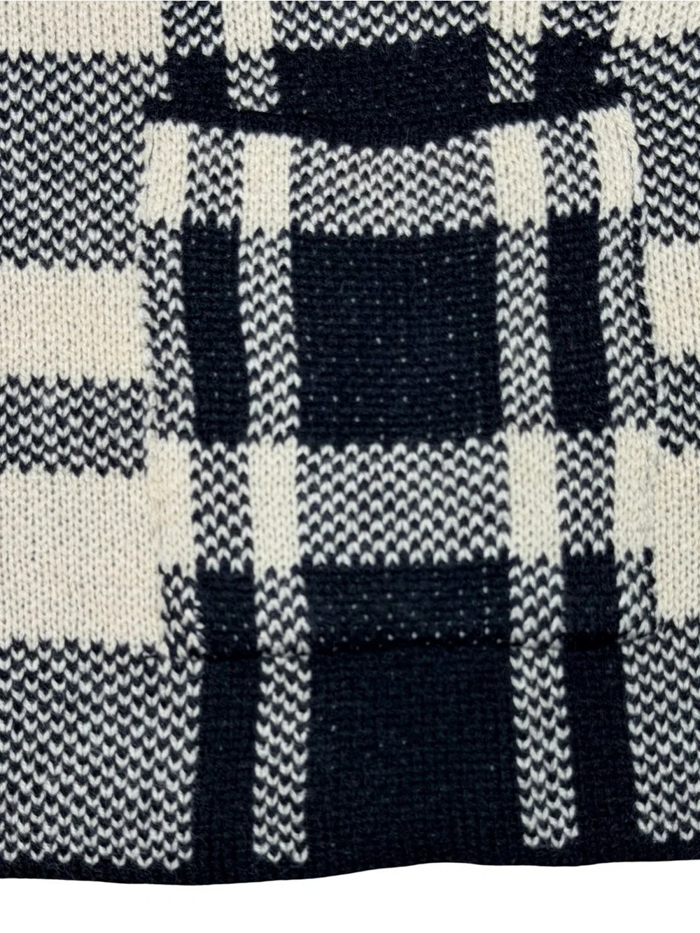 Janice Apparel Thick Plaid Short Sleeve Poncho Grandmacore Academia Preppy